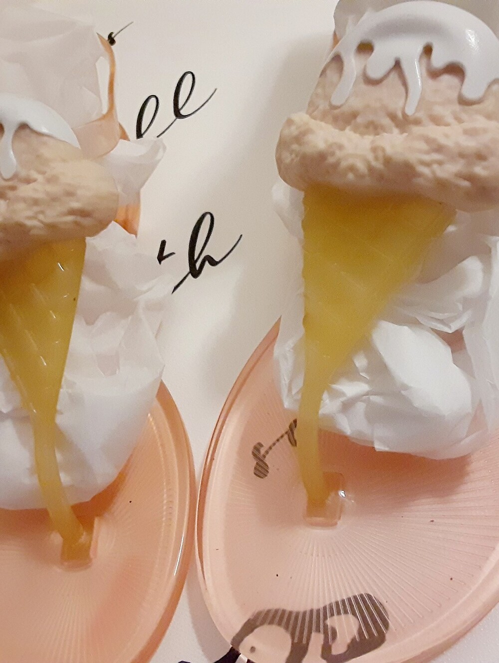 Ice Cream Cone Sundae Katy Perry Pink Jelly Sandals Size 5 - Picture 7 of 11